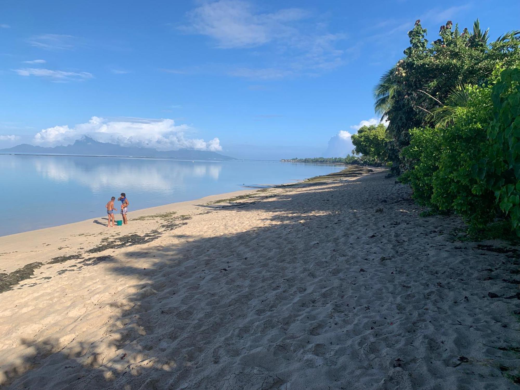 Fare Hotu Punaauia Bord De Mer Kültér fotó